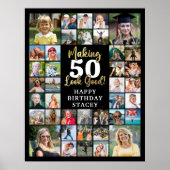 誕生日39フォトコラージュAGE Making Good ポスター (正面)