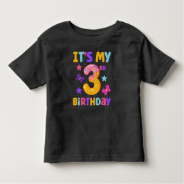 誕生日3 トドラーTシャツ