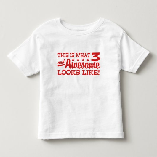 誕生日3 トドラーTシャツ (正面)