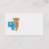 誕生日4回目のTシャツとギフト 名刺 (裏面)