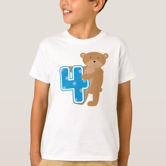 誕生日4回目のTシャツとギフト Tシャツ (正面)