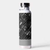 誕生日40回目のパーティーパーソナライズされたプレゼント ウォーターボトル (右面)