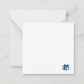 誕生日40日おめでとうの文房具ノートカード ノートカード (裏面)