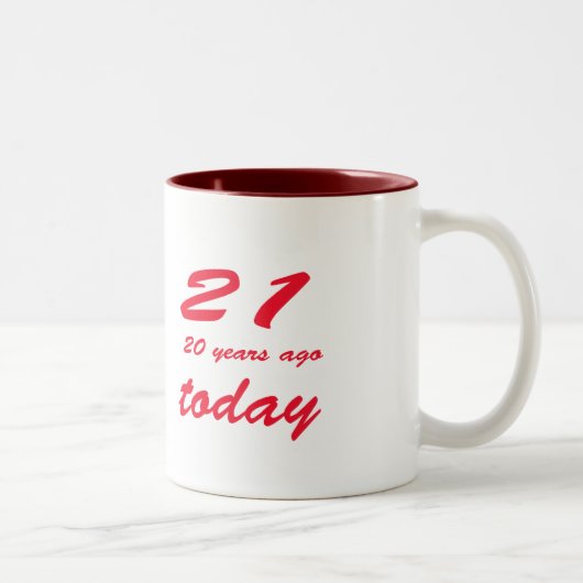 誕生日41 ツートーンマグカップ (右)