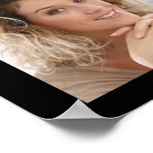 誕生日42フォトコラージュ年齢が良く見える ポスター (角)