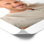 誕生日42写真キスをする彼の10年別れ ポスター (角)