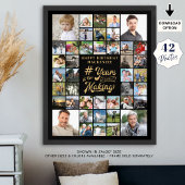 誕生日42写真コラージュ制作年 ポスター