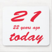 誕生日43 マウスパッド (正面)