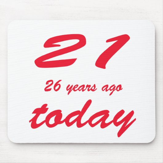 誕生日47 マウスパッド (正面)