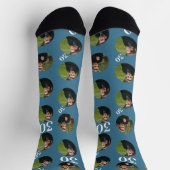 誕生日4 Photo Collageテンプレート独自の作成 ソックス (上部)