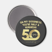 誕生日50Oh私の良い半分10 マグネット (正面/裏面)