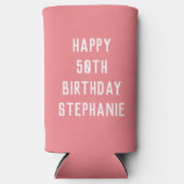 誕生日50thピエレガントックシスタイリッシュック スリム缶クーラー (正面)