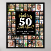 誕生日51フォトコラージュAGE Making Good ポスター (正面)