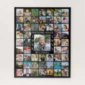 誕生日55フォトコラージュ素晴らしSINCE ジグソーパズル (縦)