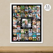 誕生日55フォトコラージュ素晴らしSINCE ポスター