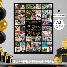 誕生日55写真集制作年 ポスター