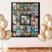 誕生日55周年 フォトコラージュ 背景 あらゆる意味で素晴らしい タペストリー