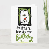 誕生日5 カード (正面)