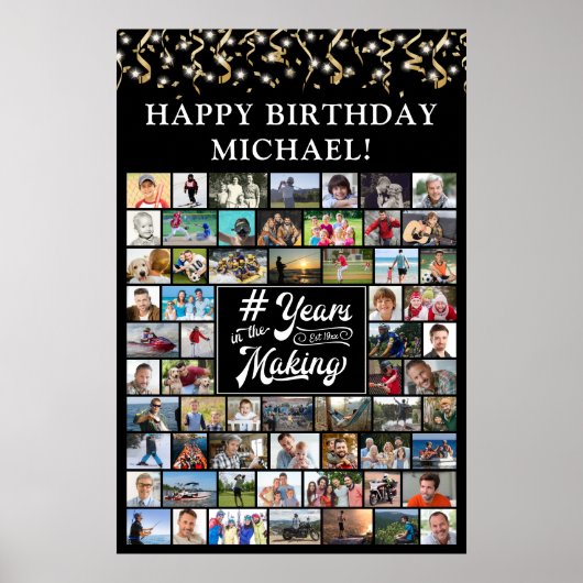 誕生日62年の歳月を撮影するストリーマー ポスター (正面)