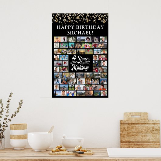 誕生日62年の歳月を撮影するストリーマー ポスター (キッチン)