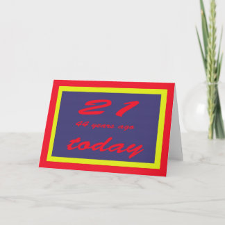 誕生日65日 カード