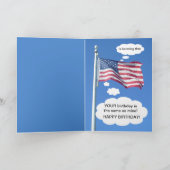 誕生日7月4日 カード (内部)