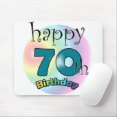 誕生日70歳おめでとう マウスパッド (マウス)