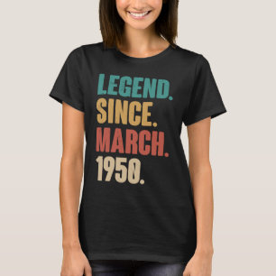 誕生日73rdデコレーション3月73歳ビンタグ tシャツ
