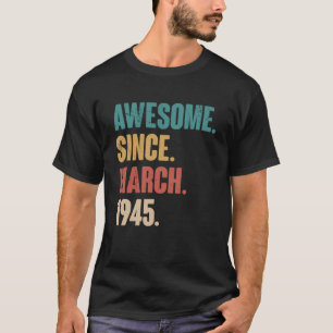 誕生日78th装飾3月78歳ビンタグ tシャツ