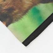 誕生日8フォトパーソナライズされたブラック フリースブランケット (角)