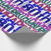 誕生日80歳_歳 ラッピングペーパー (角)