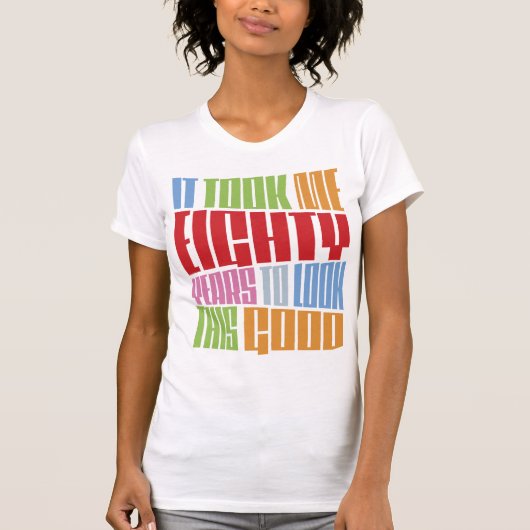 誕生日80 Tシャツ (正面)