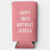 誕生日80thピエレガントックシスタイリッシュック スリム缶クーラー (正面)