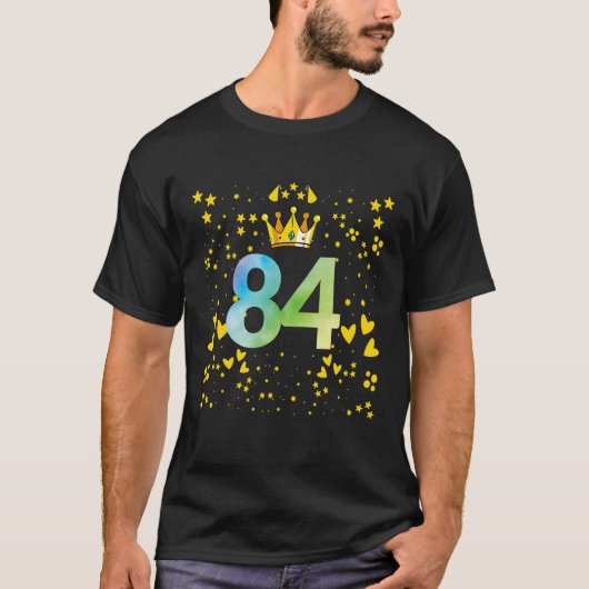 誕生日84周年 Tシャツ (正面)