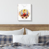 誕生日9月《星座》乙女座〔占星術の〕十二宮図カスタムギフト キャンバスプリント (インサイチュ (寝室))