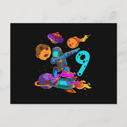 誕生日9誕生日 シーズンポストカード (正面)