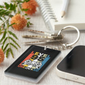 誕生日95番目のレベルのアンロック95ゲームヴィンテージ キーホルダー (正面右)