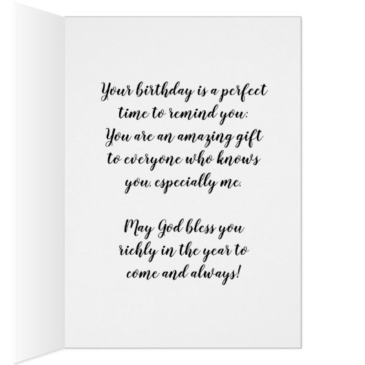 誕生日、あなたはそのような素晴賛美らしい (内側 (右))