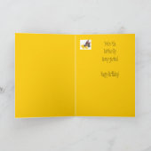 誕生日-あなたはの蝶 – 友最高の人 カード (内部)