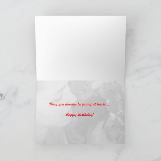 誕生日-あなたは13! カード (内部)