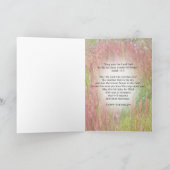 誕生日、おじさん、サンドヒルクレーン鳥 カード (内部)