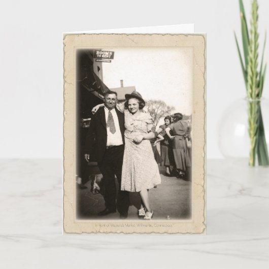 誕生日 – お前と同じ年感じだ カード (正面)