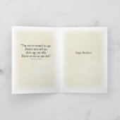 誕生日 – お前と同じ年感じだ カード (内部)