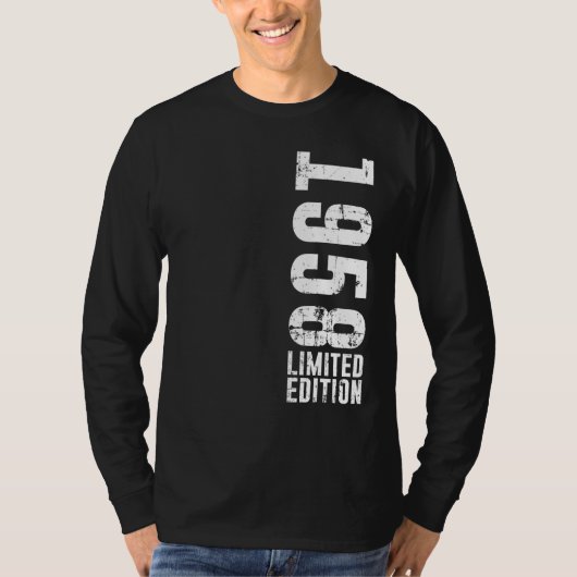 誕生日 と ヴィンテージ 1958 Tシャツ (正面)