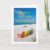 「誕生日」に「太陽は輝く」 カード (正面)