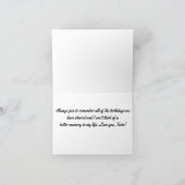 *誕生日*は、私の*ツインシスター*に希望を持っています。 カード (内部)