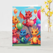 誕生日/またはその他の当事者 – 折り畳まれたグリーティングカード カード (黄色い花)