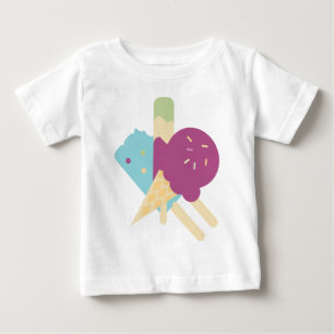 誕生日 アイスクリーム ベビー Tシャツ
