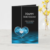 誕生日 – アザストン – 12月 – タンザニア人 カード (黄色い花)