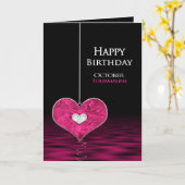 誕生日 – アザ – 10月 – トルマリン カード (黄色い花)